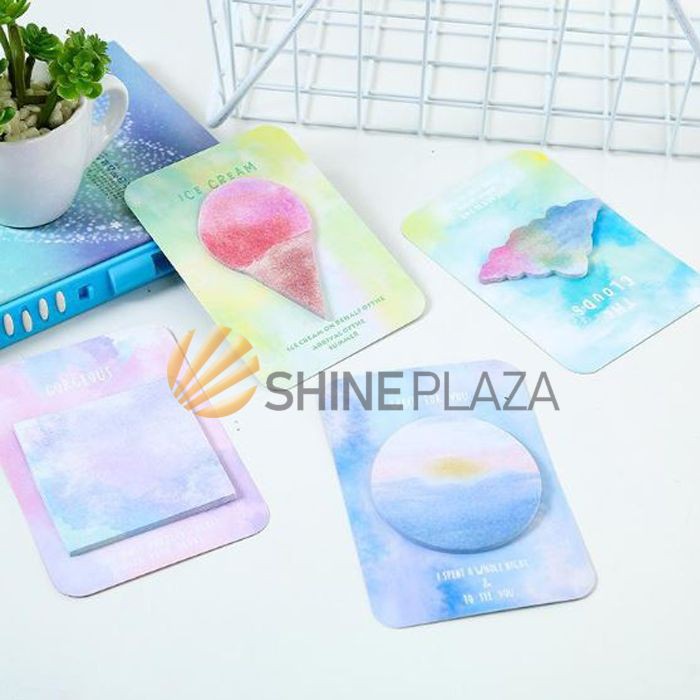 

Unik Post It Geometry Pastel Sticky Notes - Post It Lucu - Ice Cream Berkualitas