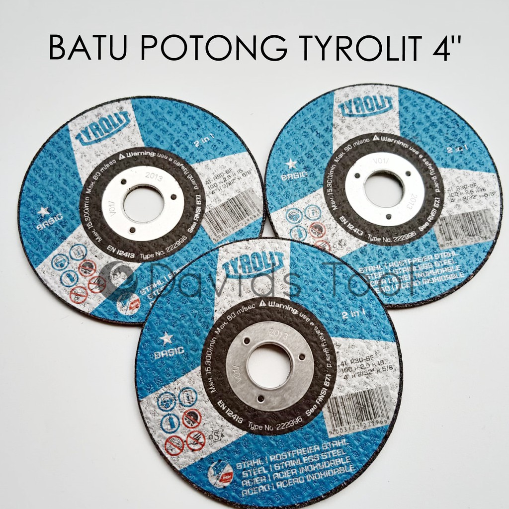 Mata Gerinda Potong Besi Cutting Wheel Tyrolit 4x3.2