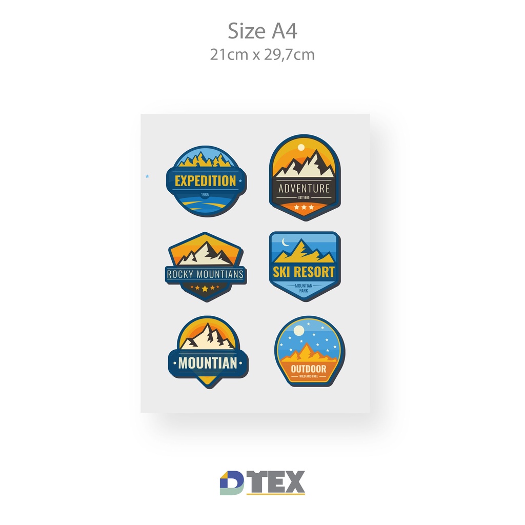Cetak Sablon DTF Ukuran A4 / Jasa Sablon DTF / Print DTF / Jasa Print DTF / Custom DTF / Cetak DTF