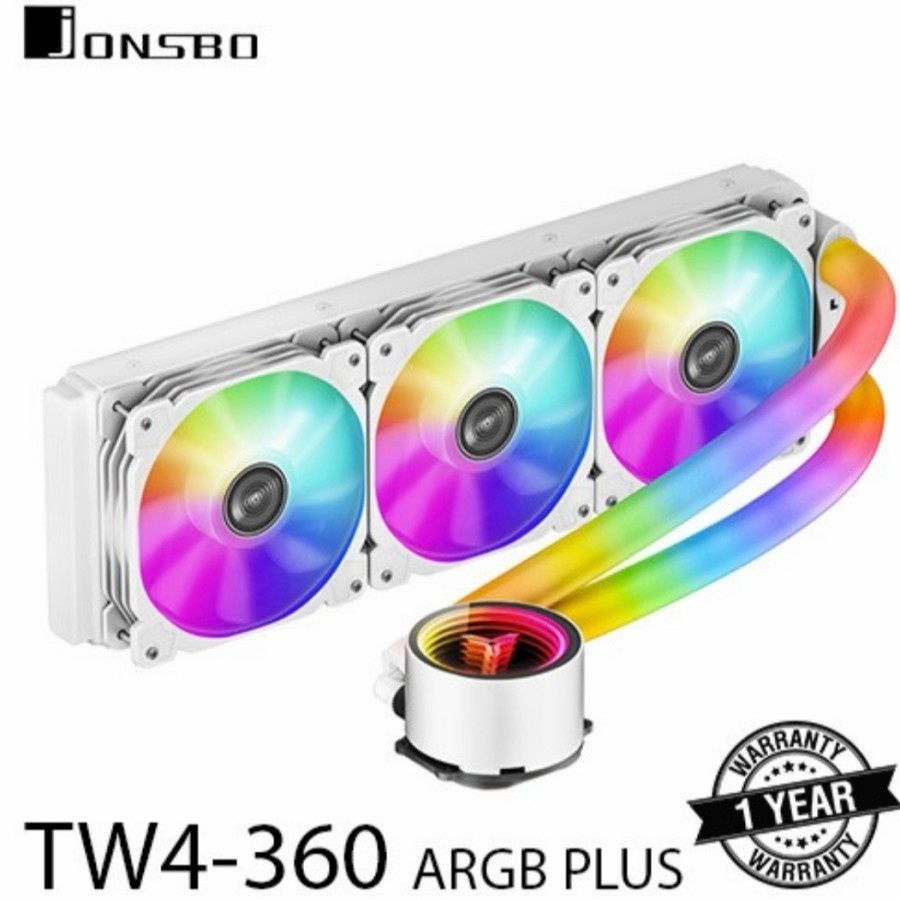 Jonsbo TW4 360 Shadow 360 ARGB PLUS White -360mm AIO Liquid CPU Cooler