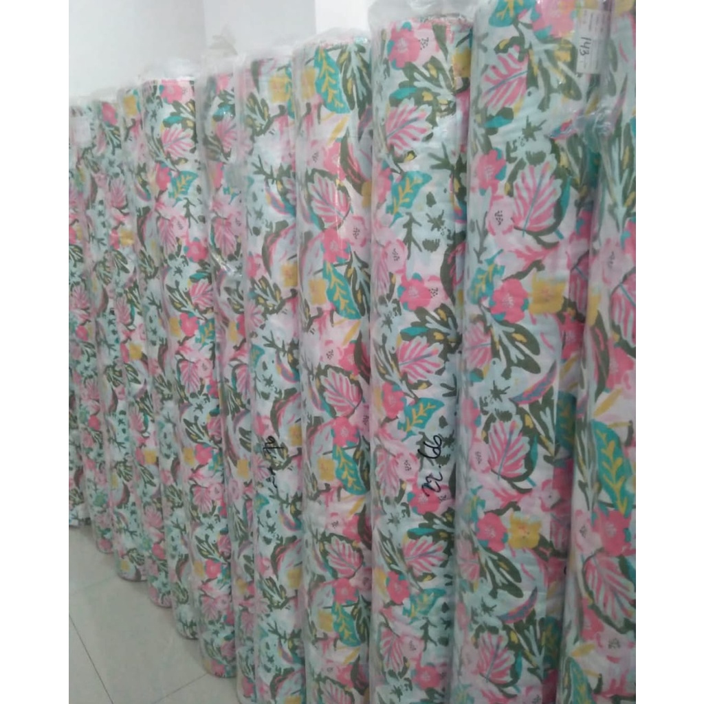 bahan kain katun rayon printing premium 13