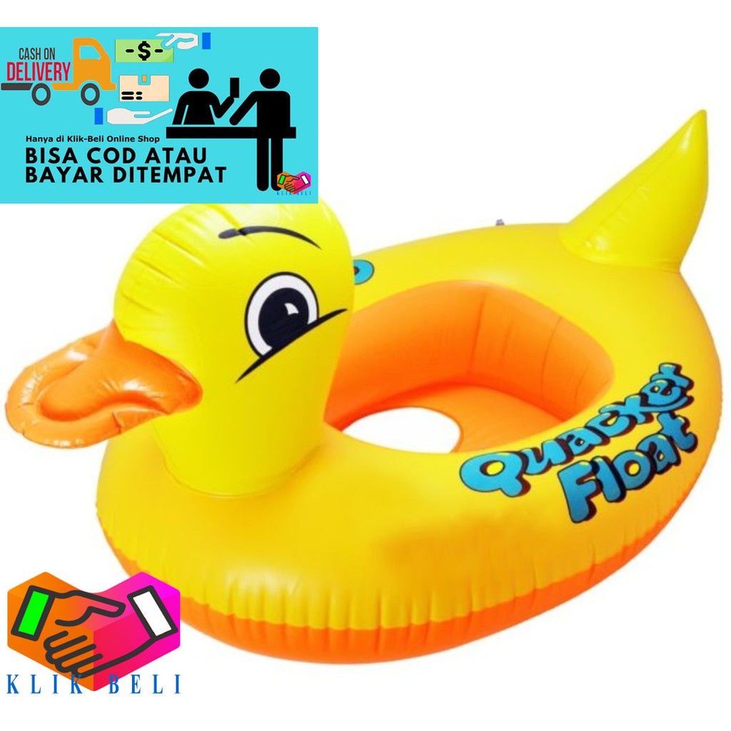 Ban Renang Anak / Ban Pelampung Bebek Ring Safety Baby Boat Gajah / Kelinci / Paus / Kura / Ultraman