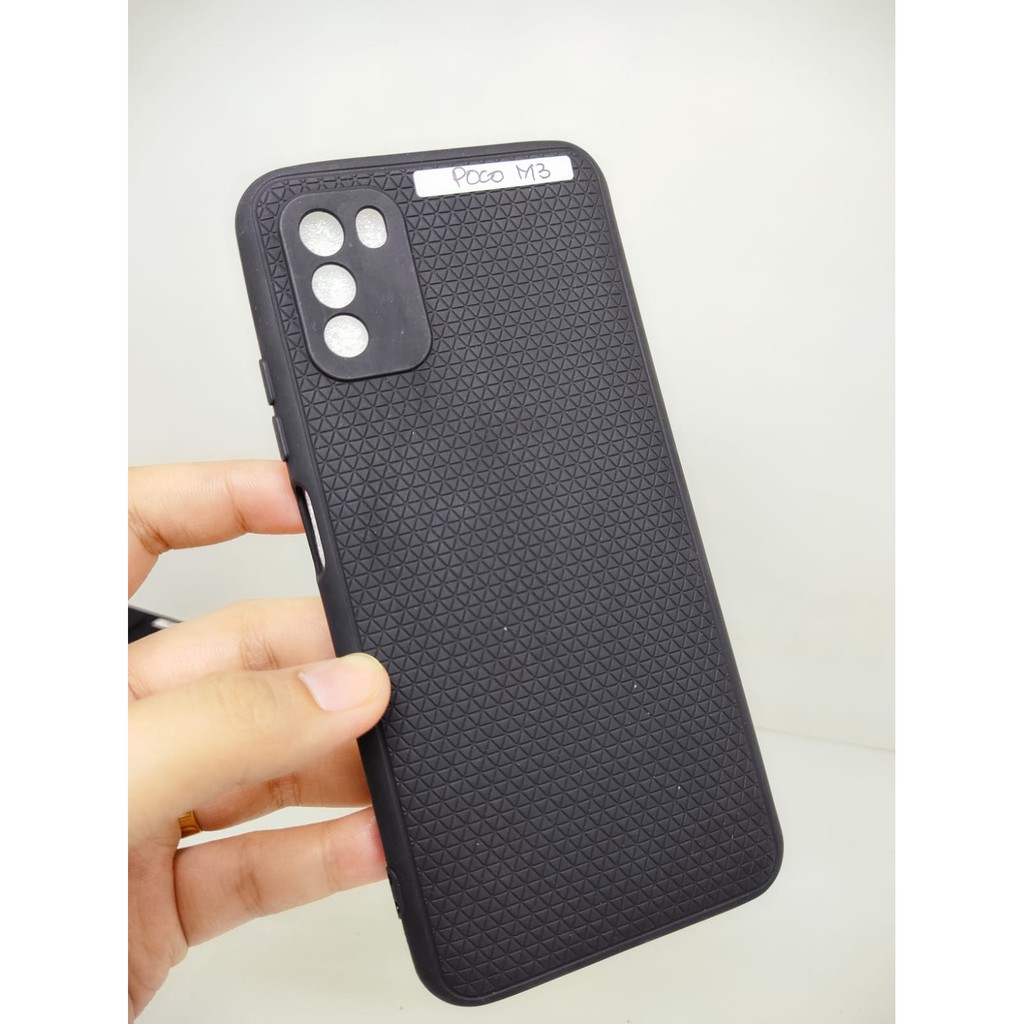 LUXURY Real Fiber Redmi Note 9 Redmi 9T Poco M3 with Protector Camera TPU Slim Matte Softcase