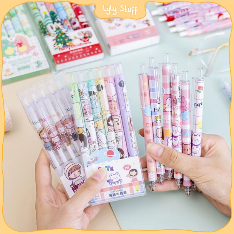 

Pen Characters Pulpen Karakter Gel Cute Design