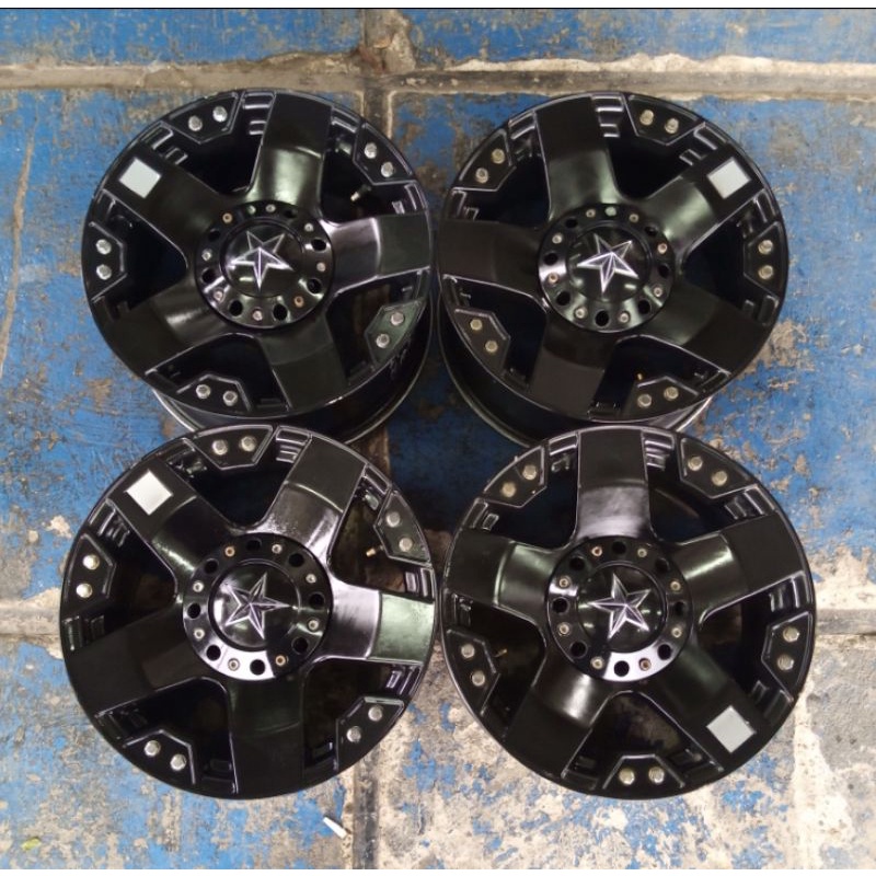 Rasta ring 16 lebar 8 pcd 5x114 5x139 ET15 cocok rush terios katana escudo