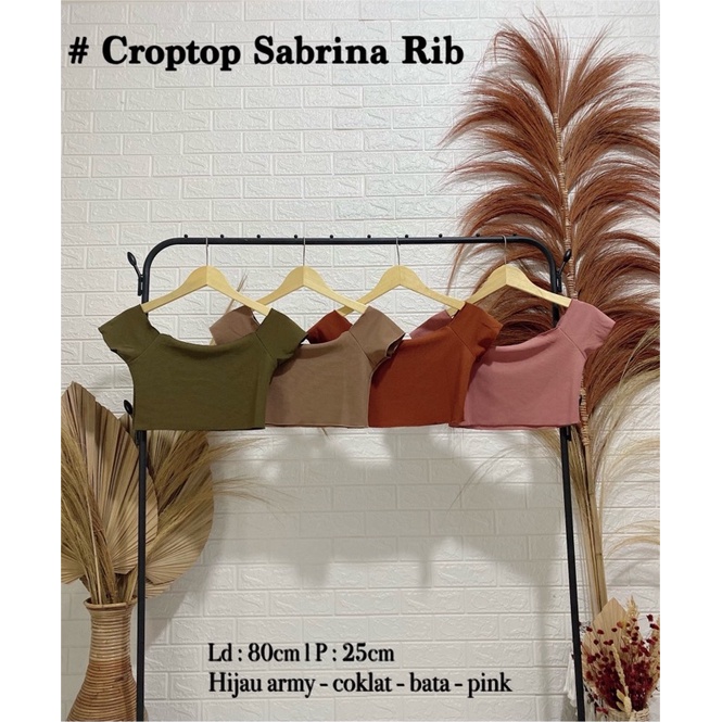 Sabrina Croptop RIB / Croptop Sabrina / Vimel collection