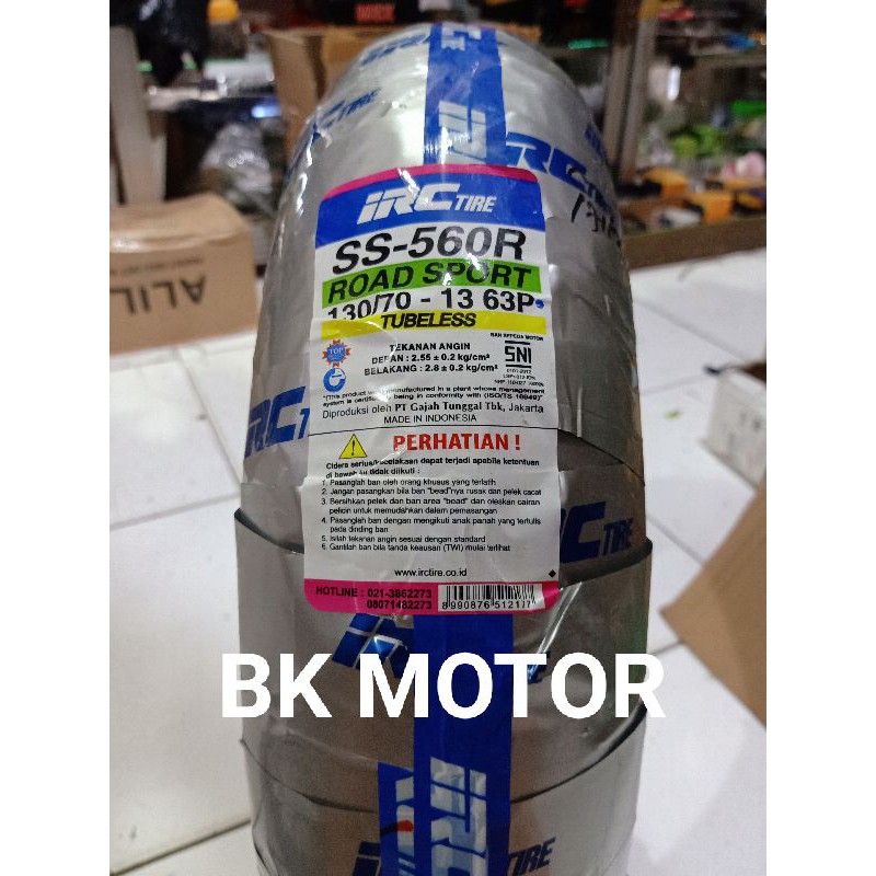 Ban IRC SS560 R 130/70-13 Ban belakang standar NMAX