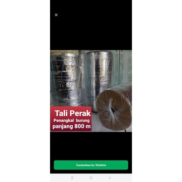 Tali pertanian perak pengusir burung / tali hawar perak