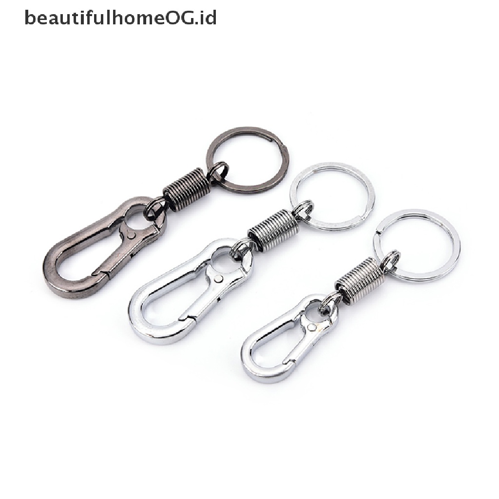 1pc Gantungan Kunci Bentuk Labu Bahan Stainless Steel Anti Hilang