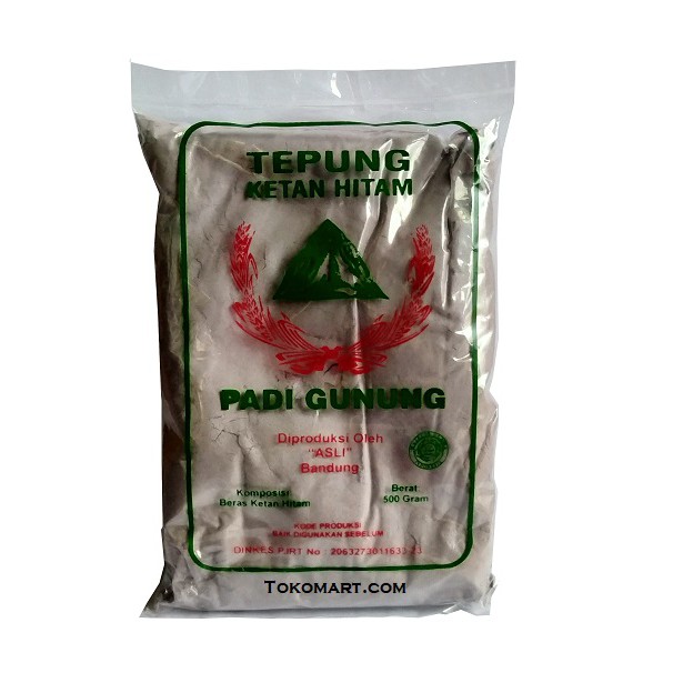 TEPUNG KETAN HITAM PADI GUNUNG 500 GR
