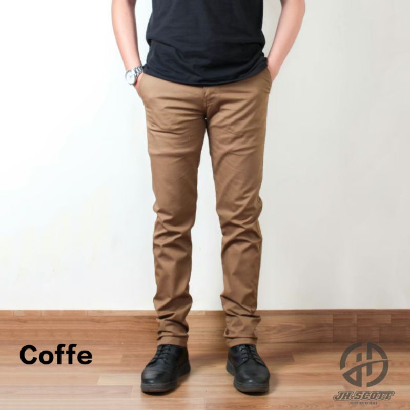 CELANA CHINO PRIA PANJANG/CELANA CHINO BIGSIZE/COFFE 28-42