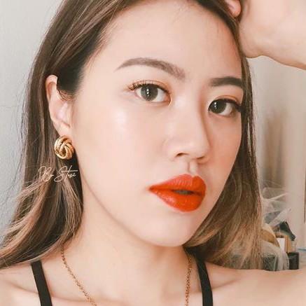 ByStesi Double Ring Gold Earring (ANTING E51) | Anting Wanita Gold Emas Korean Simple Casual Style-3