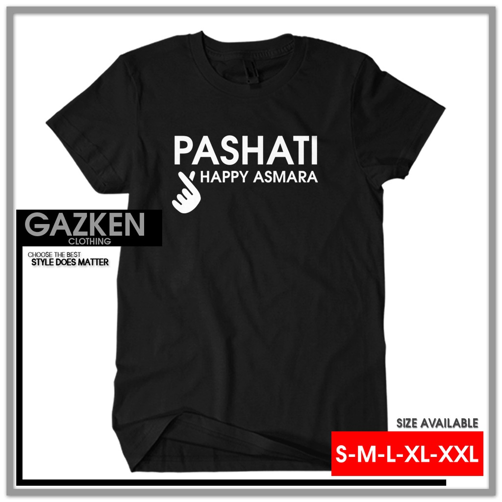 Kaos PasHati Happy Asmara Fans Klub Penggemar Pas Hati Dangdut Koplo Jawa Baju Distro Combed 30s