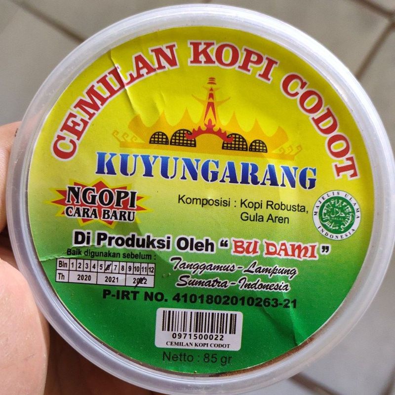 

Cemilan Kopi Codot 85gr