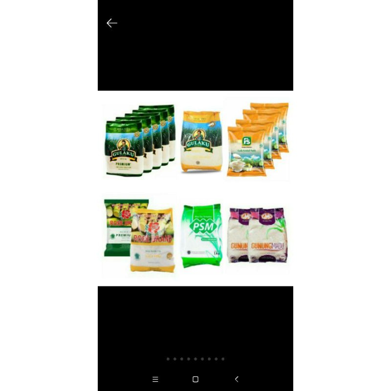 

gula Random 1kg (tidak bisa milih dinkirim sesuai stok ready toko)