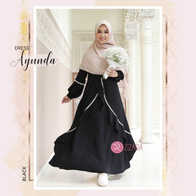 Gamis Zizara Ayunda Elegan Wisuda, Pernikahan, Formal