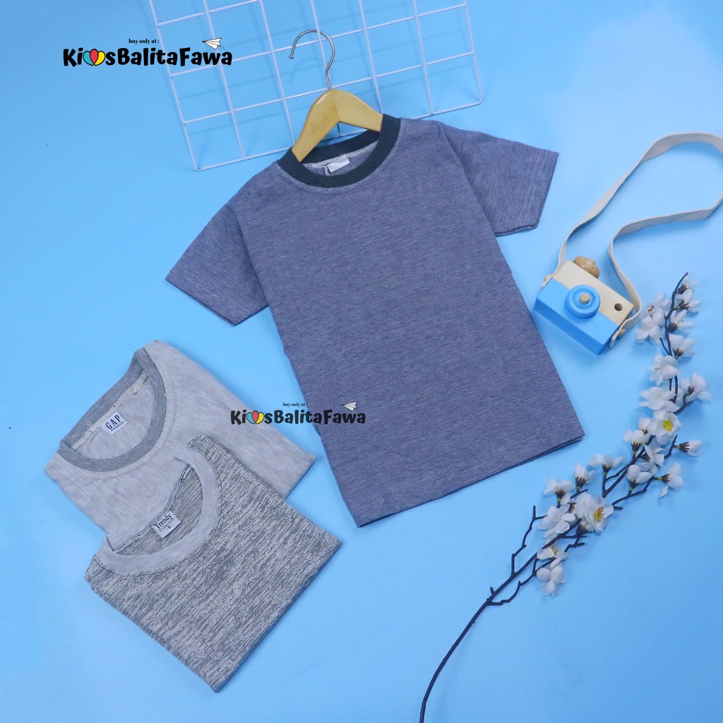 Kiano T-Shirt uk bayi - 10 Tahun / Baju Bayi Laki-Laki Kaos Atasan Anak Cowok Murah Oblong