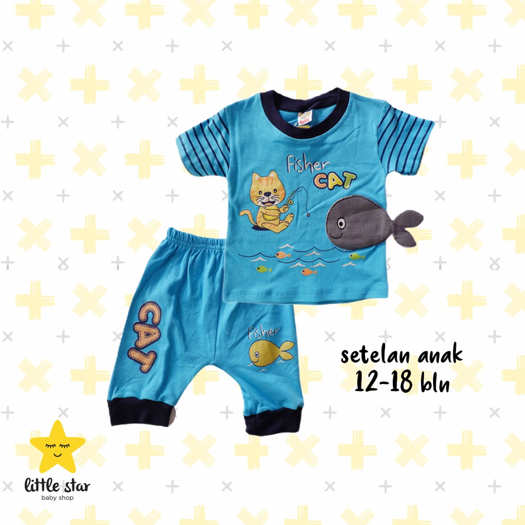 Marvo Setelan Anak Bayi Cowok | Set Baju Baby Boy