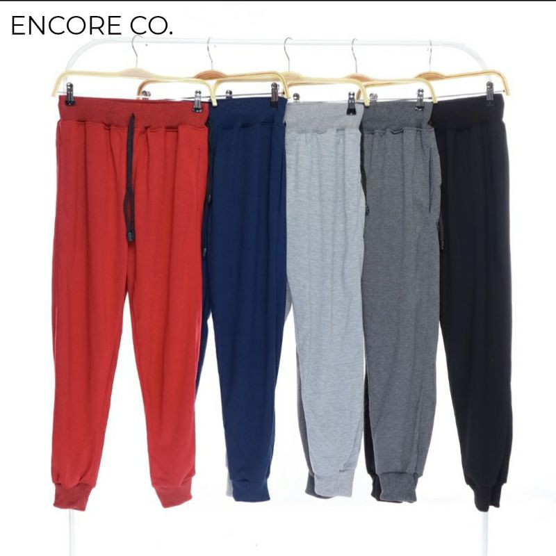 Jogger Pants Original | Celana Training Jogger Sport Panjang | Joger Pria | Running GYM | Polos