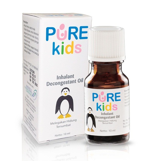 PURE KIDS Inhalant Decongestant Oil Aromaterapi Anak 10ML