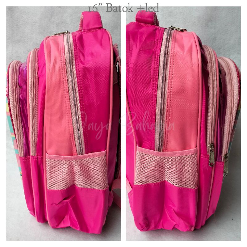 Ransel Batok 14 Inch Karakter Pony Frozen Lol Princess Tas Sekolah Anak Perempuan TK