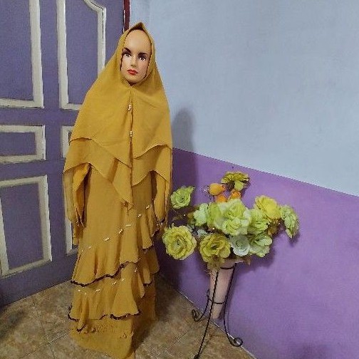 Gamis Ceruty syari by Wanda Collection