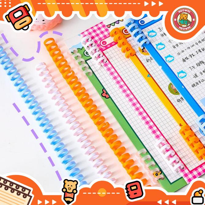 

cusss order] MEOWMI Ring Binder Loose Leaf 30 ring holes CB0008