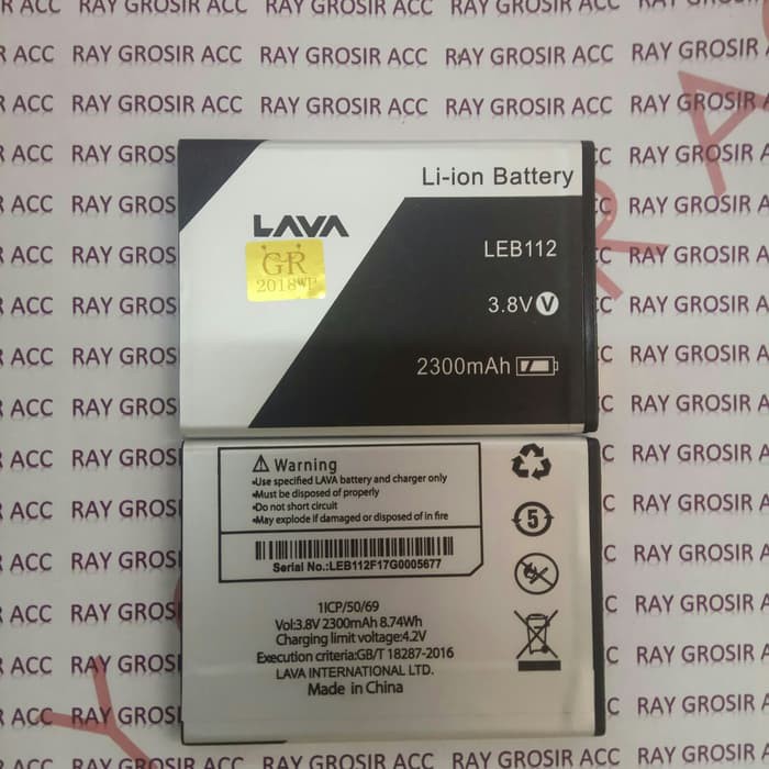 Baterai Original LAVA LEB-112 , LEB112 , LEB 112 , Iris 702