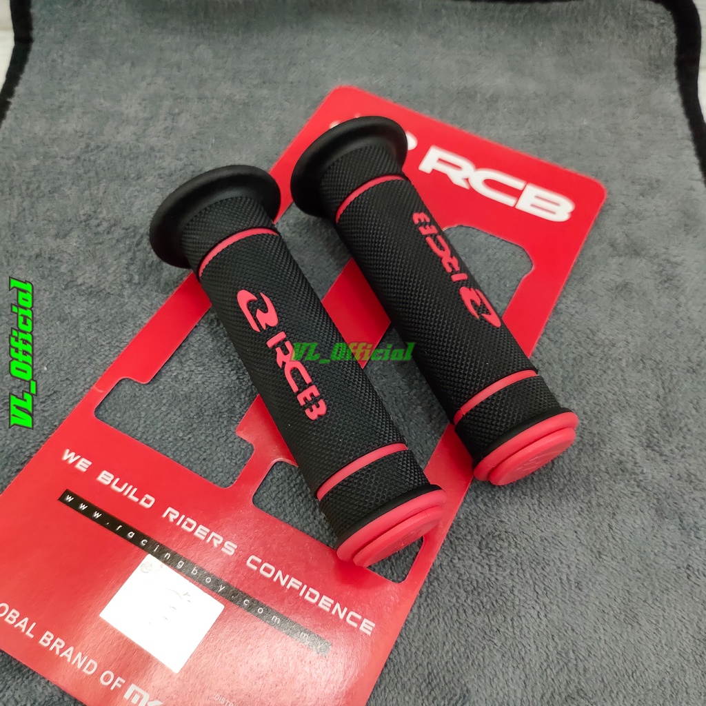 Handgrip sarung gas rcb original hg 55 66 grip rcb racing boy original handfat rcb warna merah biru kuning hitam grey