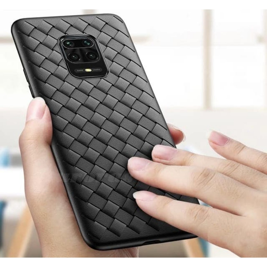 Woven weaving Xiaomi Redmi NOTE 9 PRO case casing cover anyaman