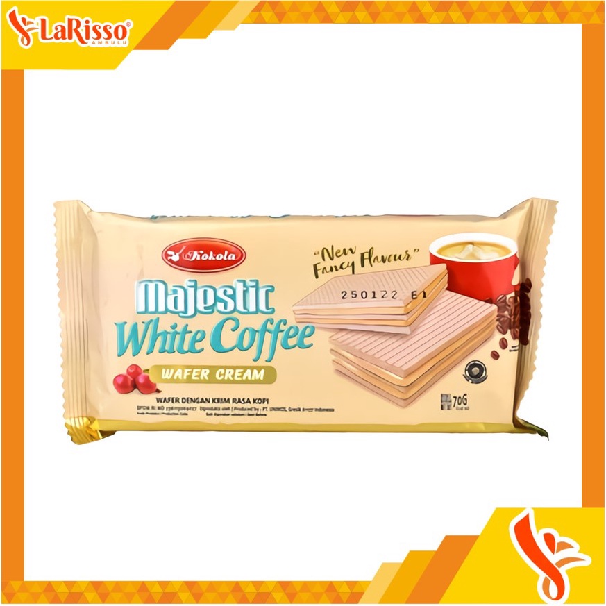 

KOKOLA MAJESTIC WAFER CREAM 70GR WHITE COFFE