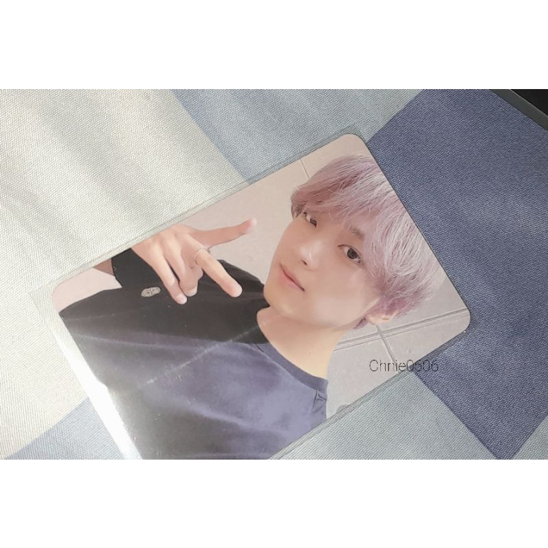 photocard haechan selca tc glimo b ver, haechan bene owhat hello future
