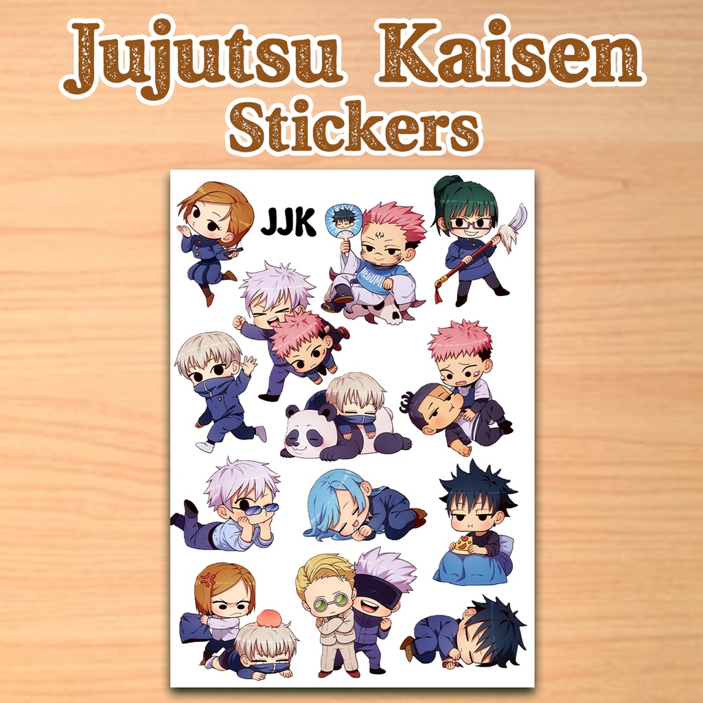 

13 pcs Jujutsu Kaisen Sticker Stiker Waterproof Anti Air JJK Chibi Stickers Anime Itadori Yuji Nobara Megumi Gojo Sukuna Maki Inumaki Panda Kasumi Miwa Nanami Yuta Junpei