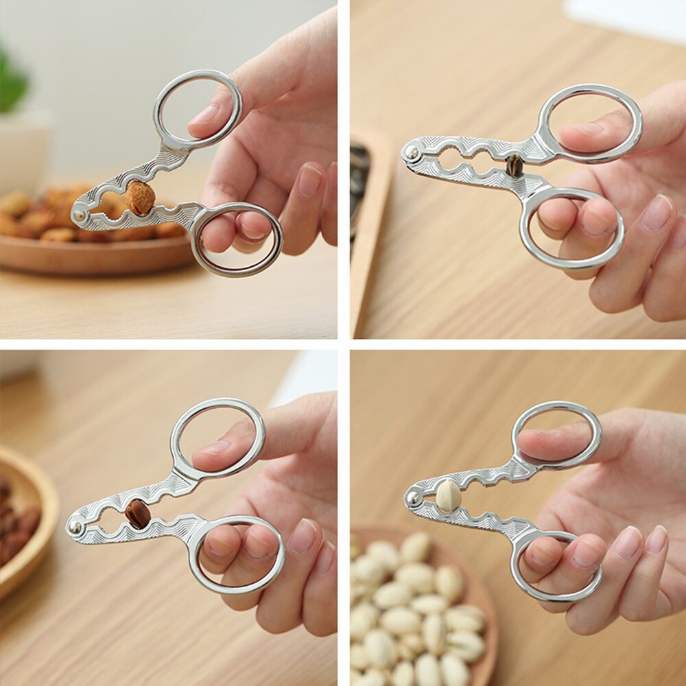 Multifungsi New Melon Seed Plier Gunting Nut Cracker Klip Penjepit Shucker Walnut Pine Sheller Opener Untuk Siku