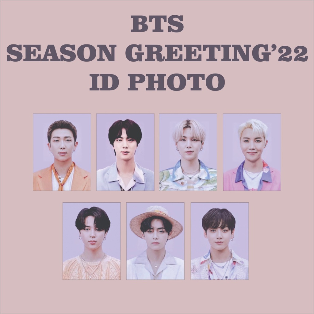 BTS ID PHOTO 3X4 SEASON GREETING 2022