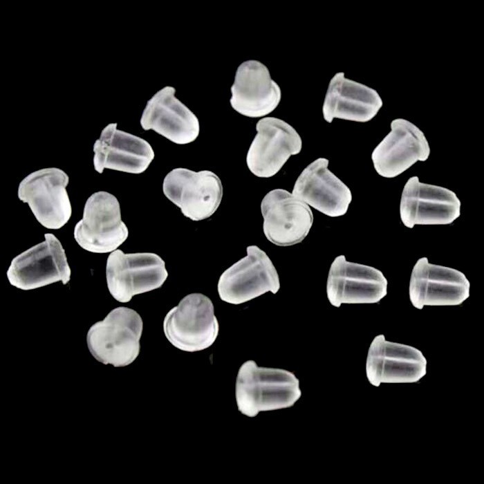 30pcs Tutup Pantat Anting Karet Belakang -  rubber earring stopper