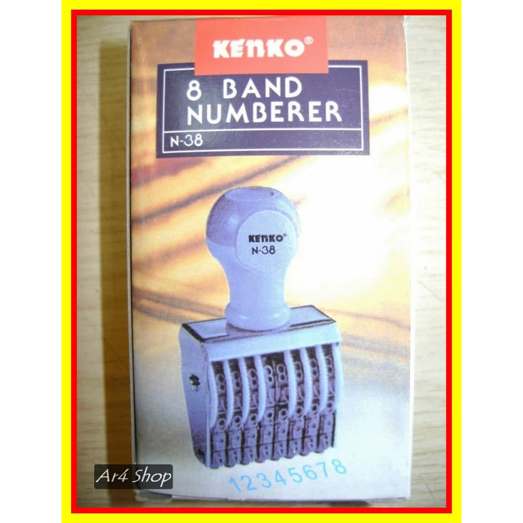 

Stempel Nomor Number Stamp - Joyko - 8 Digits N-8 Per Dozen