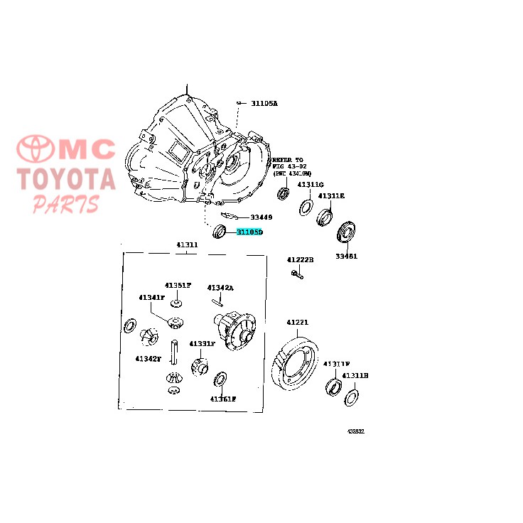 Oil Seal Input As Blender Corolla Great Yaris Soluna Starlet Rav4 90311-25016