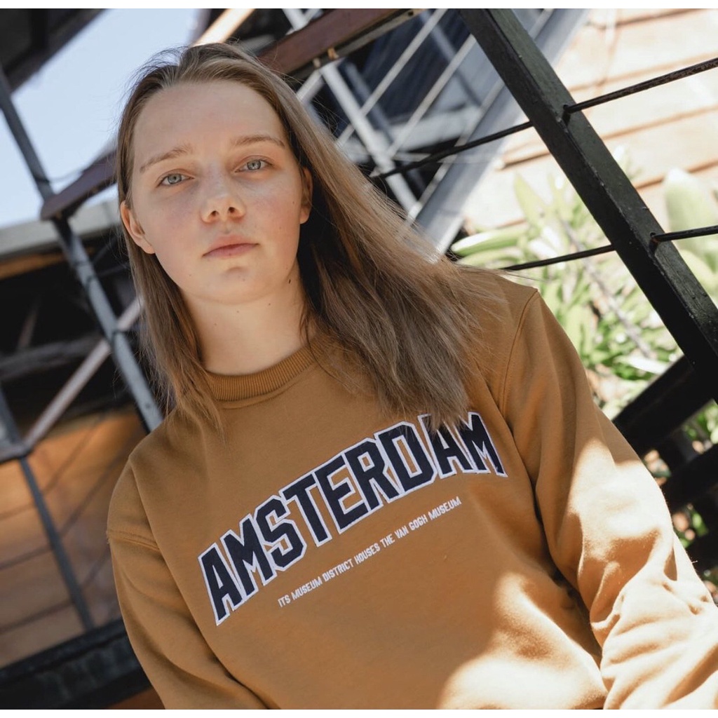 Sweater Crewneck Amsterdam Distro Bandung - Jaket Crewneck Noforty Kualitas Premium - Jaket Crewneck Noforty Pria