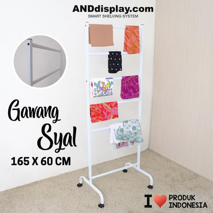 

RAK GAWANG SYAL 60 CM KERUDUNG GANTUNGAN JILBAB KERTAS KADO TERBARU
