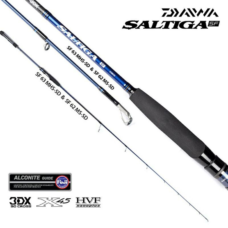 Joran Daiwa SALTIGA SF | 1 Section | Spinning | Over Head