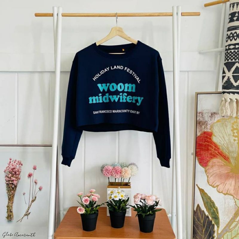 SWEATER CROP WOOM MIDWIFERY