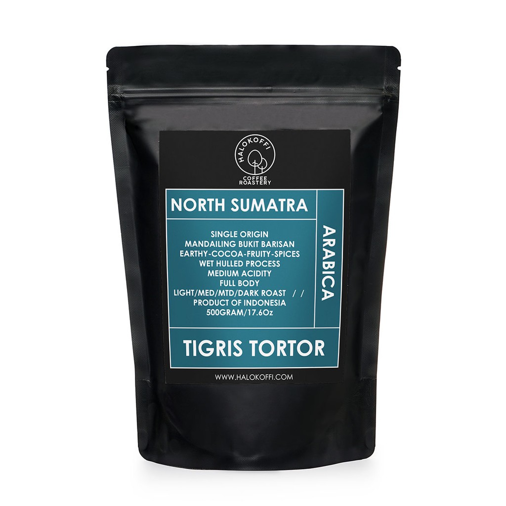 

KOPI ARABIKA MANDAILING TIGRIS TORTOR 500 GRAM BIJI / BUBUK