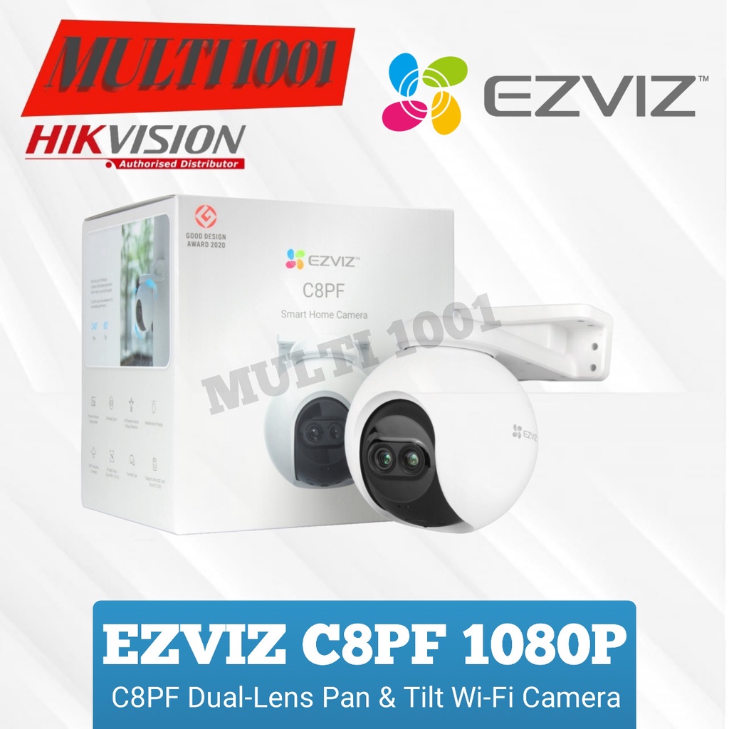 EZVIZ C8PF 1080P Dual Lens AI PTZ WiFi Camera 8 Kali OPTICAL ZOOM