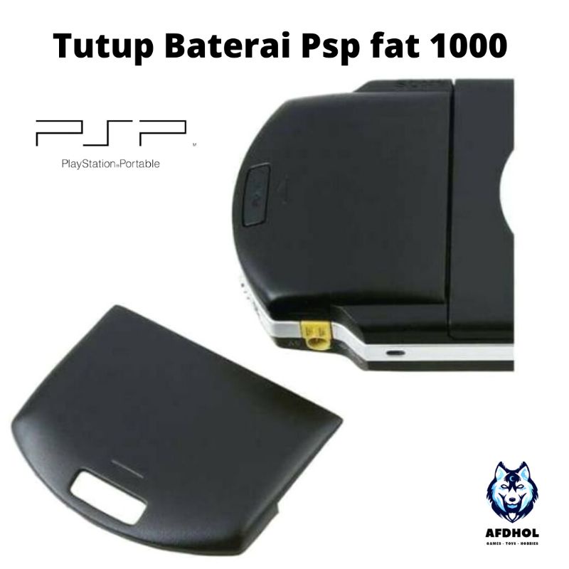 Tutup Baterai Baterry Batere Psp 1000 Fat Cover Baterai Battery Batere Psp Fat 1000 Adapter Cover