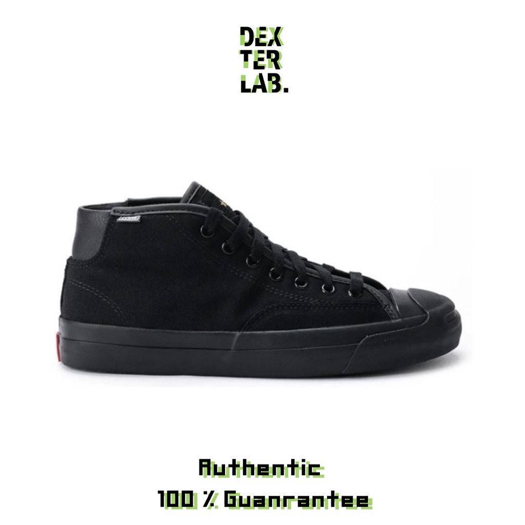 Converse CONS Jack Purcel Mid Pro Full Black By Alexis Sablone
