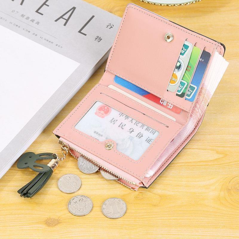 ♥TMALL88♥ Dompet Lipat Mini Wanita Korean Fashion Trendy Fashion Wallet