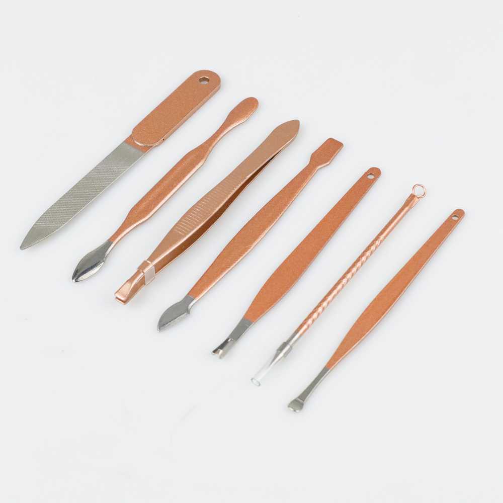 Gunting Kuku Nail Art Set Manicure Pedicure 12 PCS CT02