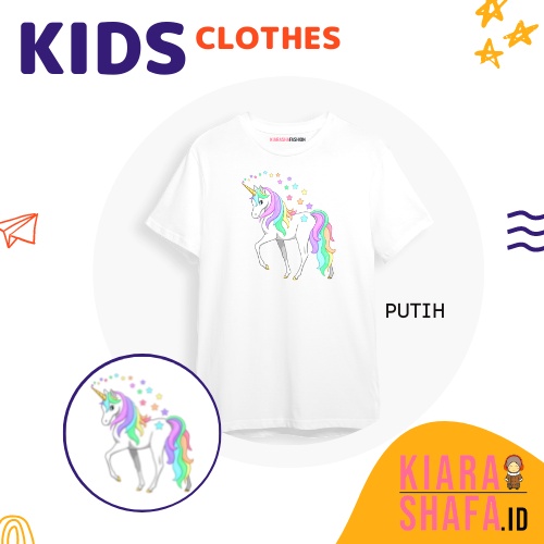 Kiarashafa - Baju Anak / Kaos Anak Unicorn#1