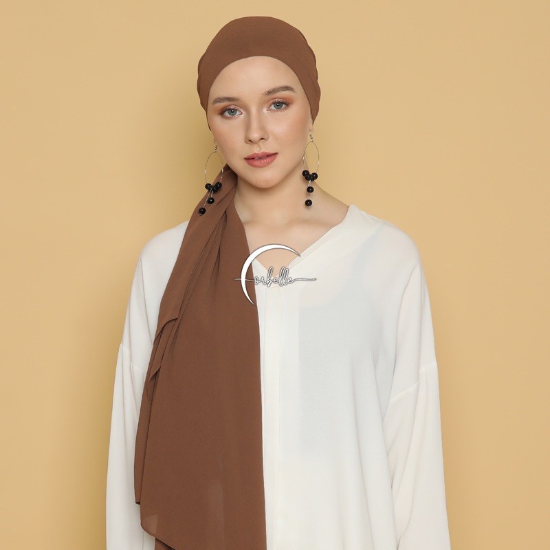 TERMURAH !! PASHMINA CERUTY BABYDOLL BASIC POLOS 180X75 (Part 1)